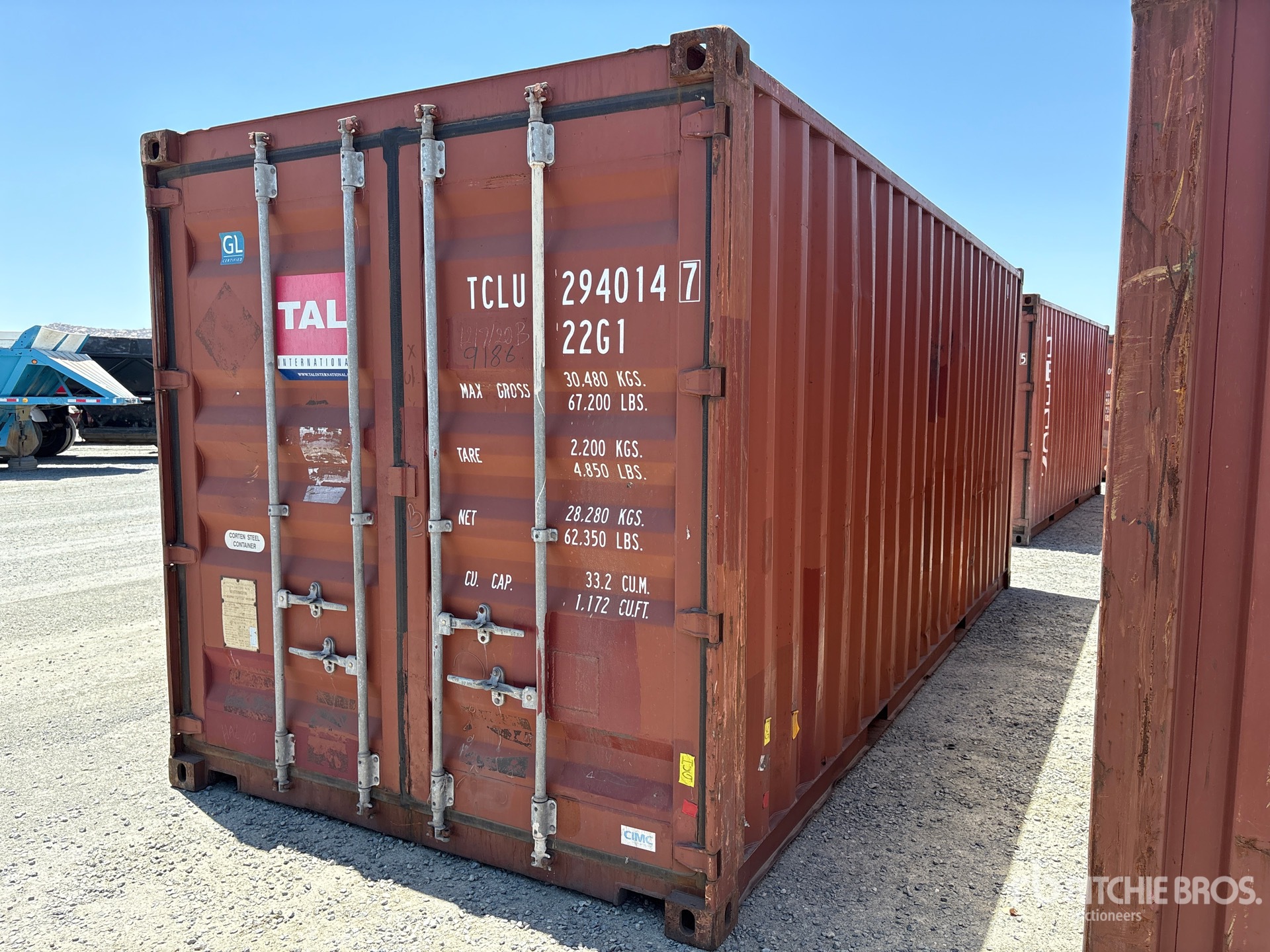 20 ft Standard Storage Container