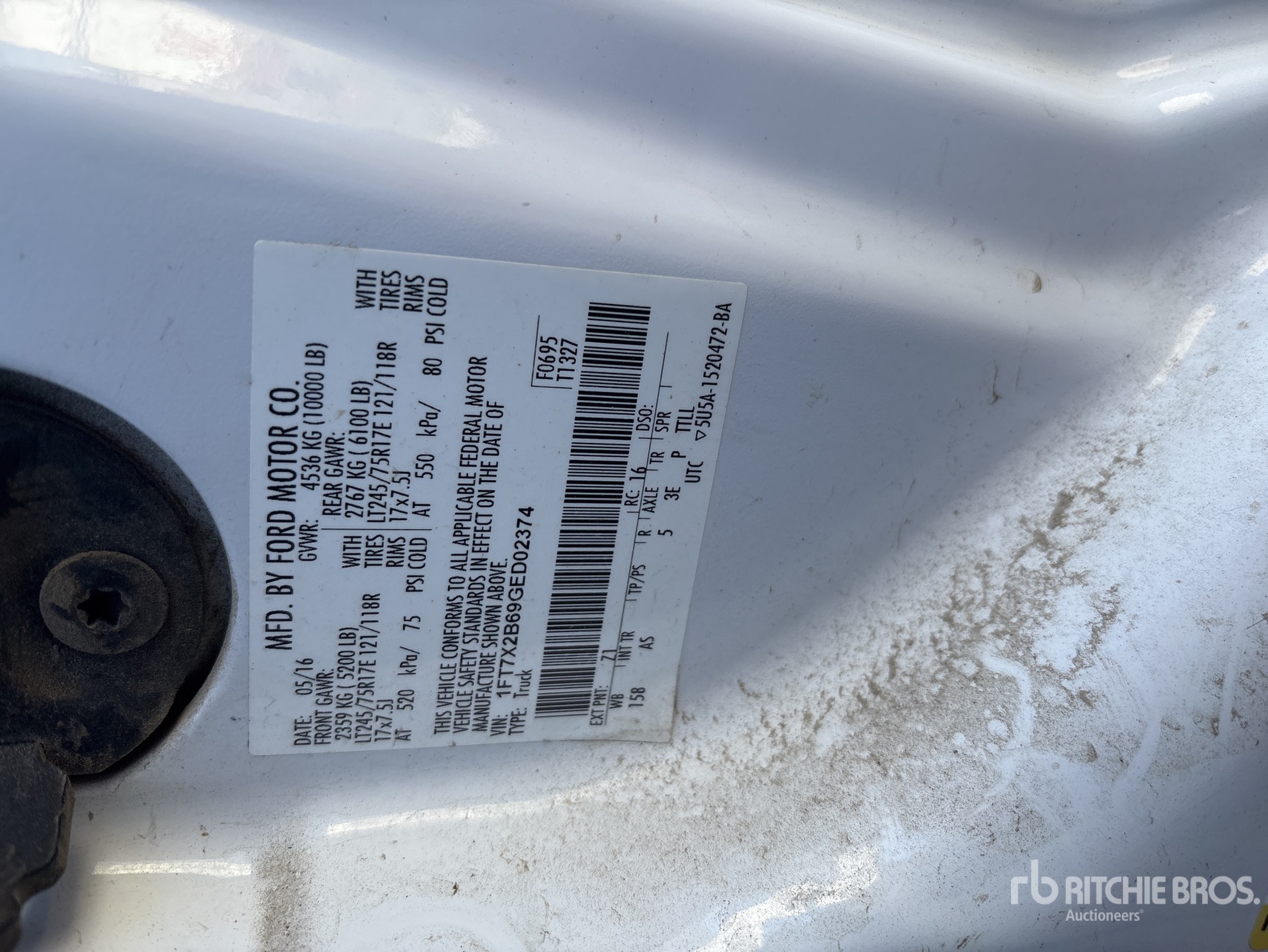 2016 Ford F-250 4x4 Extended Cab Pickup