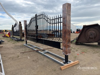 2026 EG EarthyGrounds EG-T20-CE 20 ft Steel Bi-Parting بوابة المدخل (Unused)