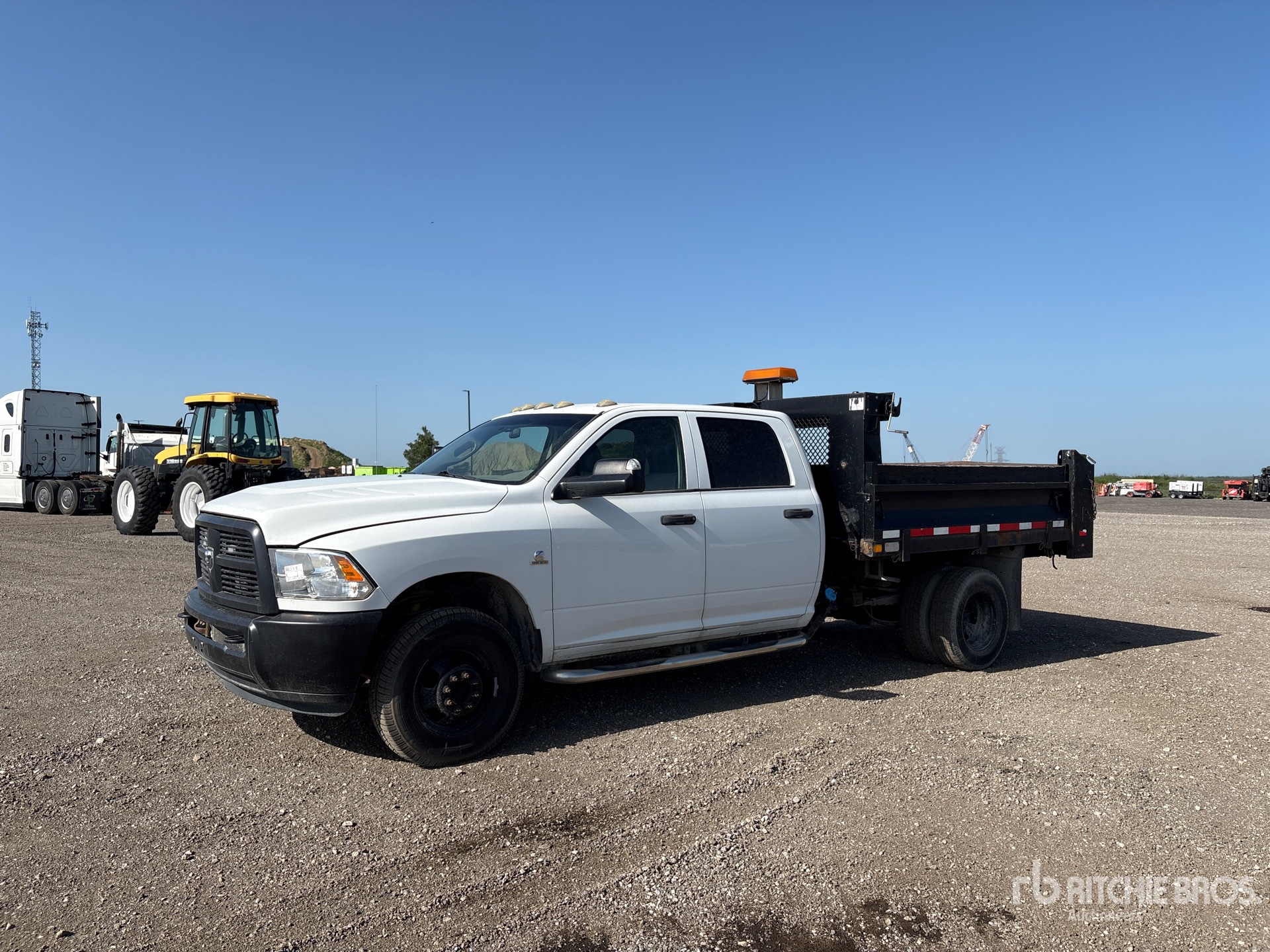 2012 Dodge 3500 4x2 Crew Cab S/A Dump Truck