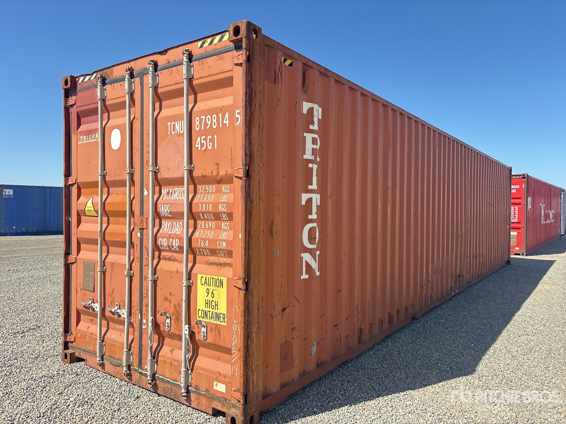 2010 40 ft High Cube Storage Container