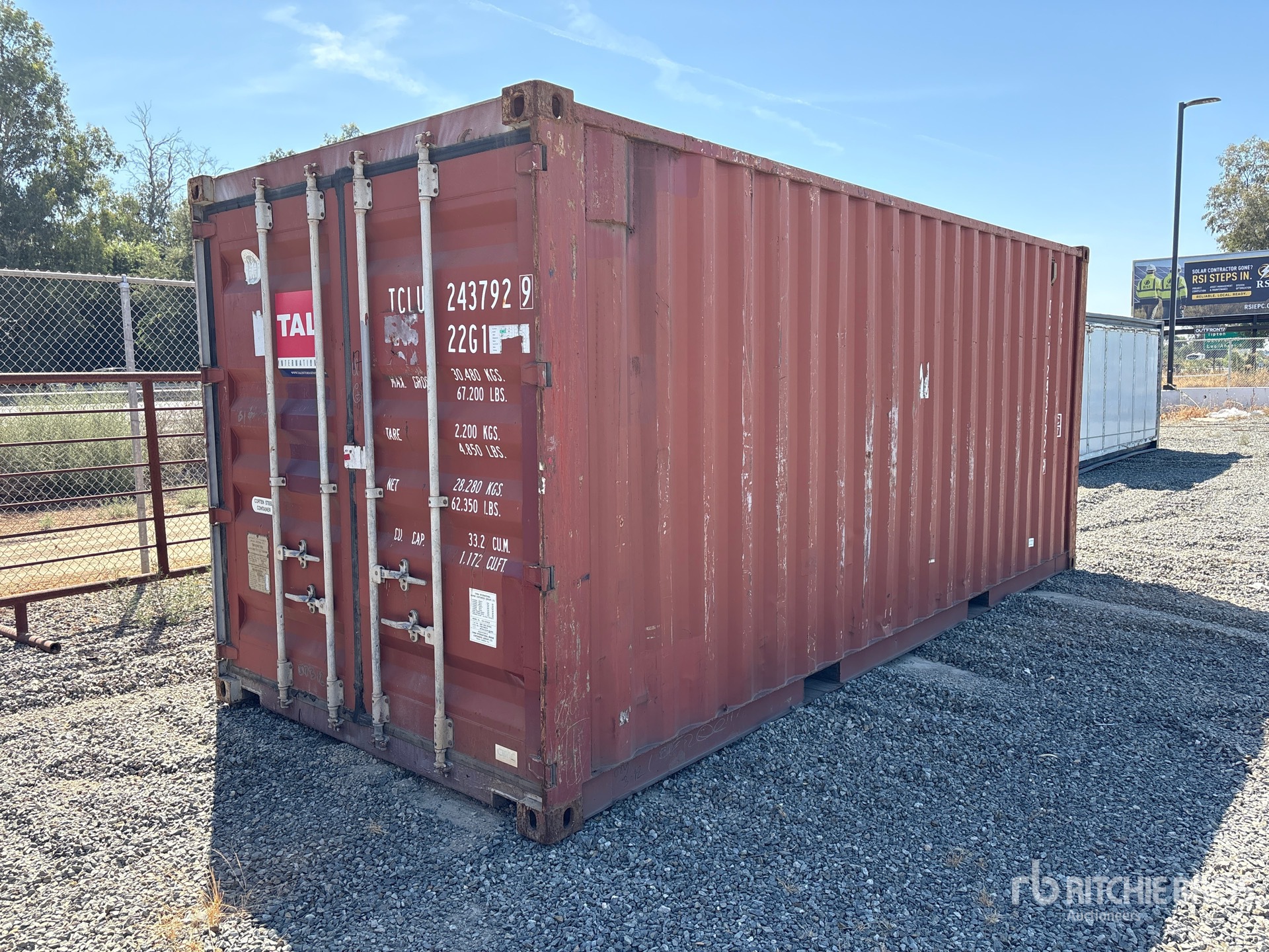 2010 20 ft Standard Storage Container