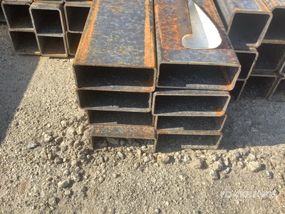 Quantity of (8) Kit Containers Steel Tube Pipe- 299" Long