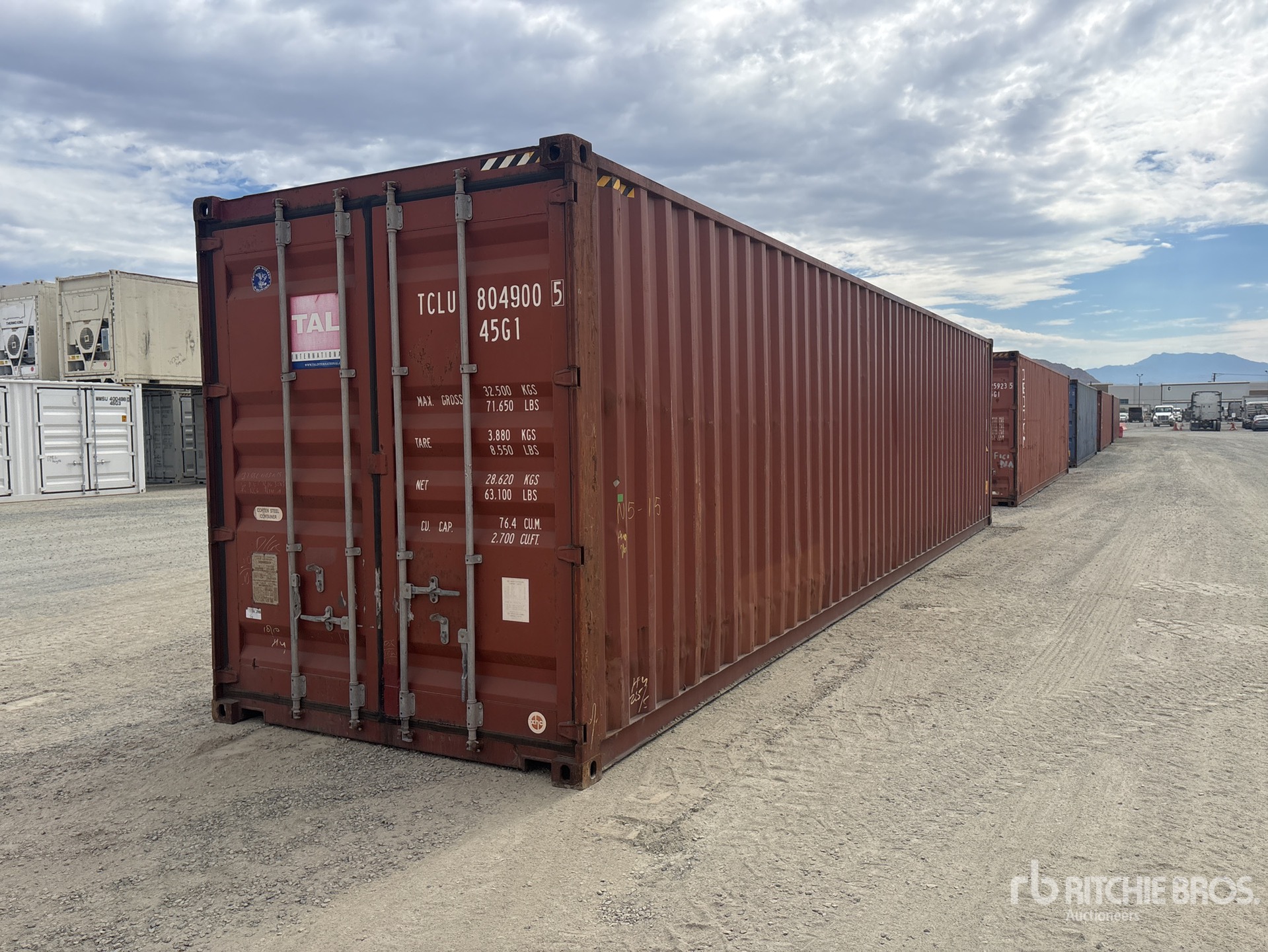 40 ft High Cube Storage Container