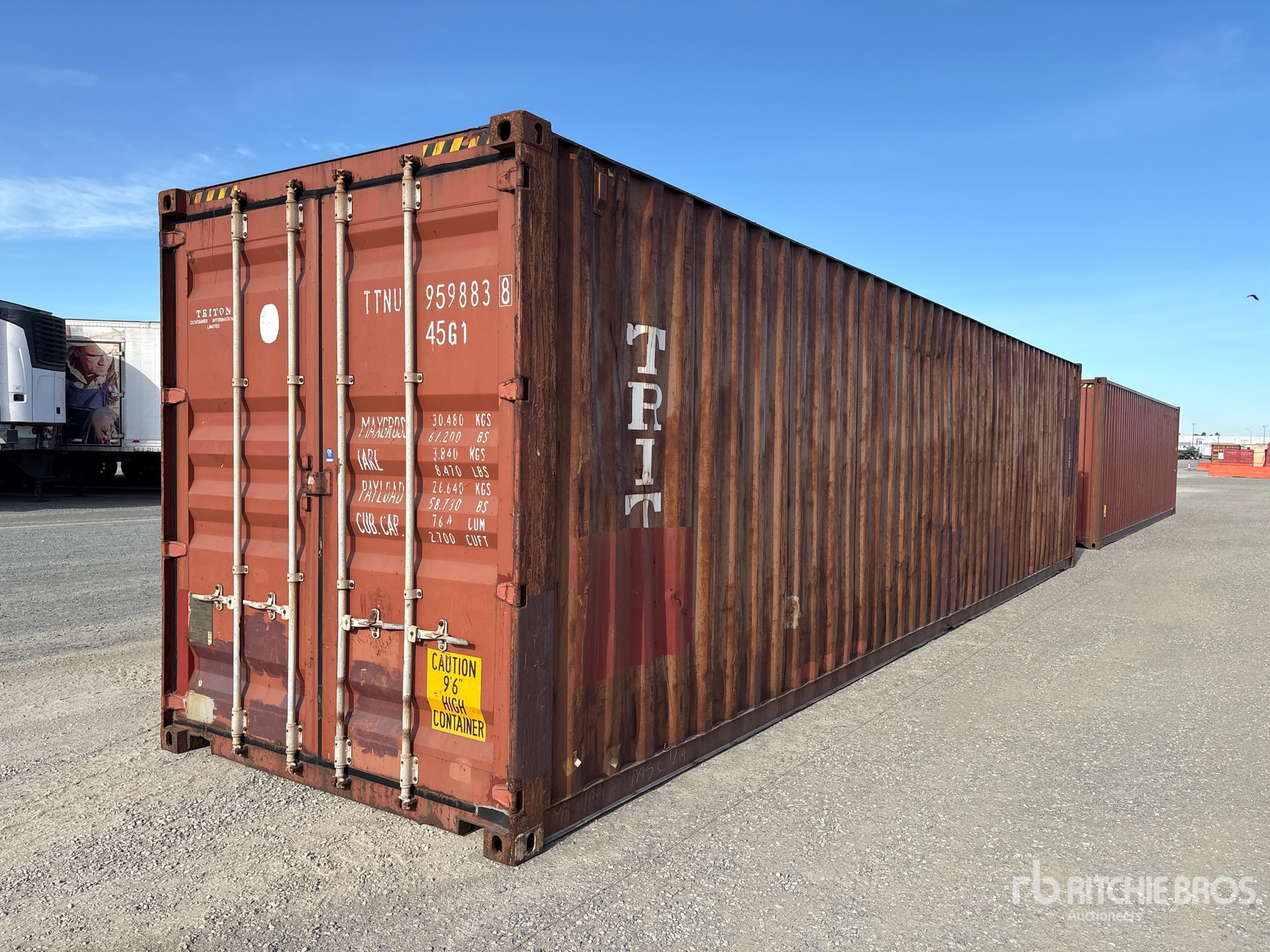 2000 40 ft High Cube Storage Container