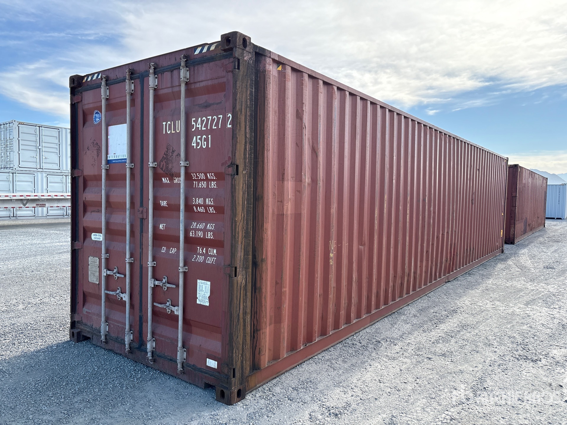 2010 40 ft High Cube Storage Container