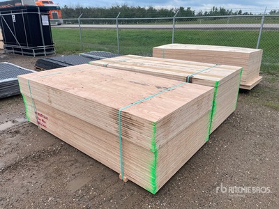 Quantity of (80) 4 ft x 8 ft 3/8 in. CSP/DFP No Stamp Plywood (Unused)