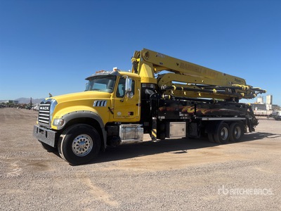 2019 Alliance on 2020 Mack Granite 6x4 Concrete Pump Truck