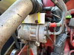 Engine with A/C Compressor