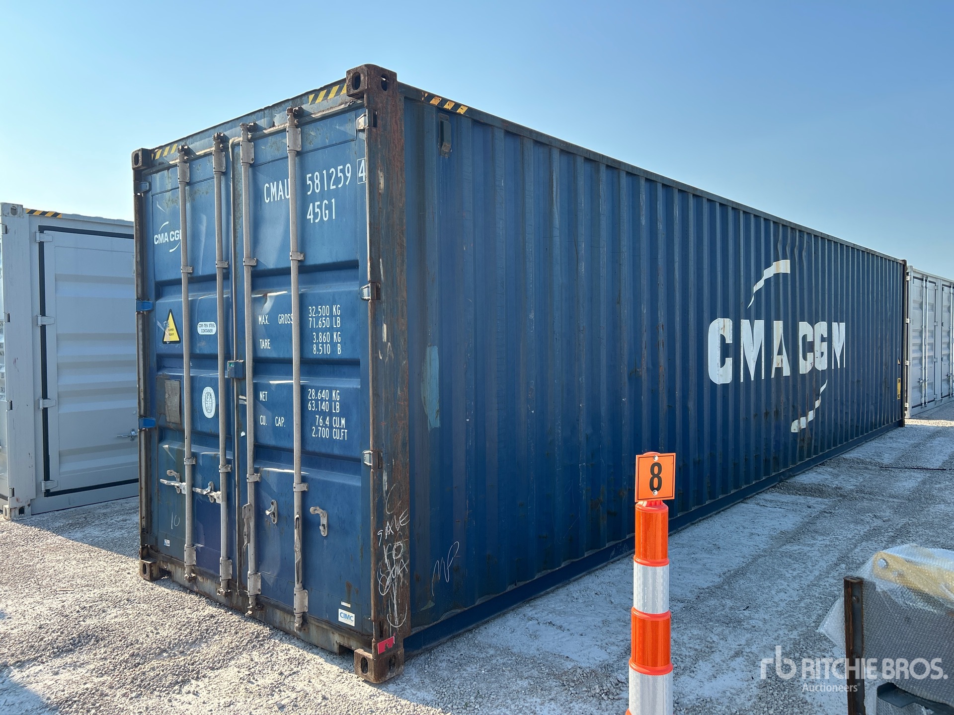 2010 40 ft High Cube Storage Container