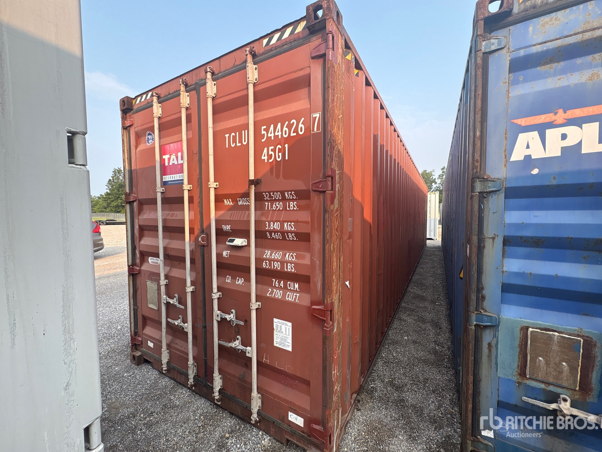 2010 40 ft High Cube Storage Container
