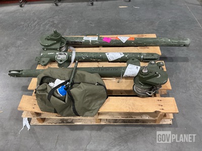 (3) Thern Portable Davit Crane Components