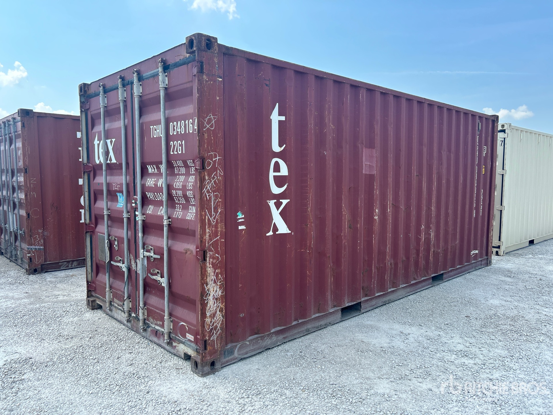2007 20 ft Standard Storage Container