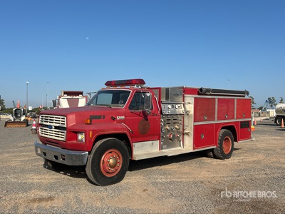1989 Ford F800 4x4 Camion à incendie