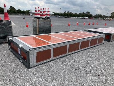 2026 SKLP SK-9 40 ft x 19 ft 6 in Casa Expansible (Sin Usar) / Expandable House Folding Storage Building (Unused)