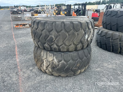 Quantity of (2) Michelin 26.5R25 を見 Tires