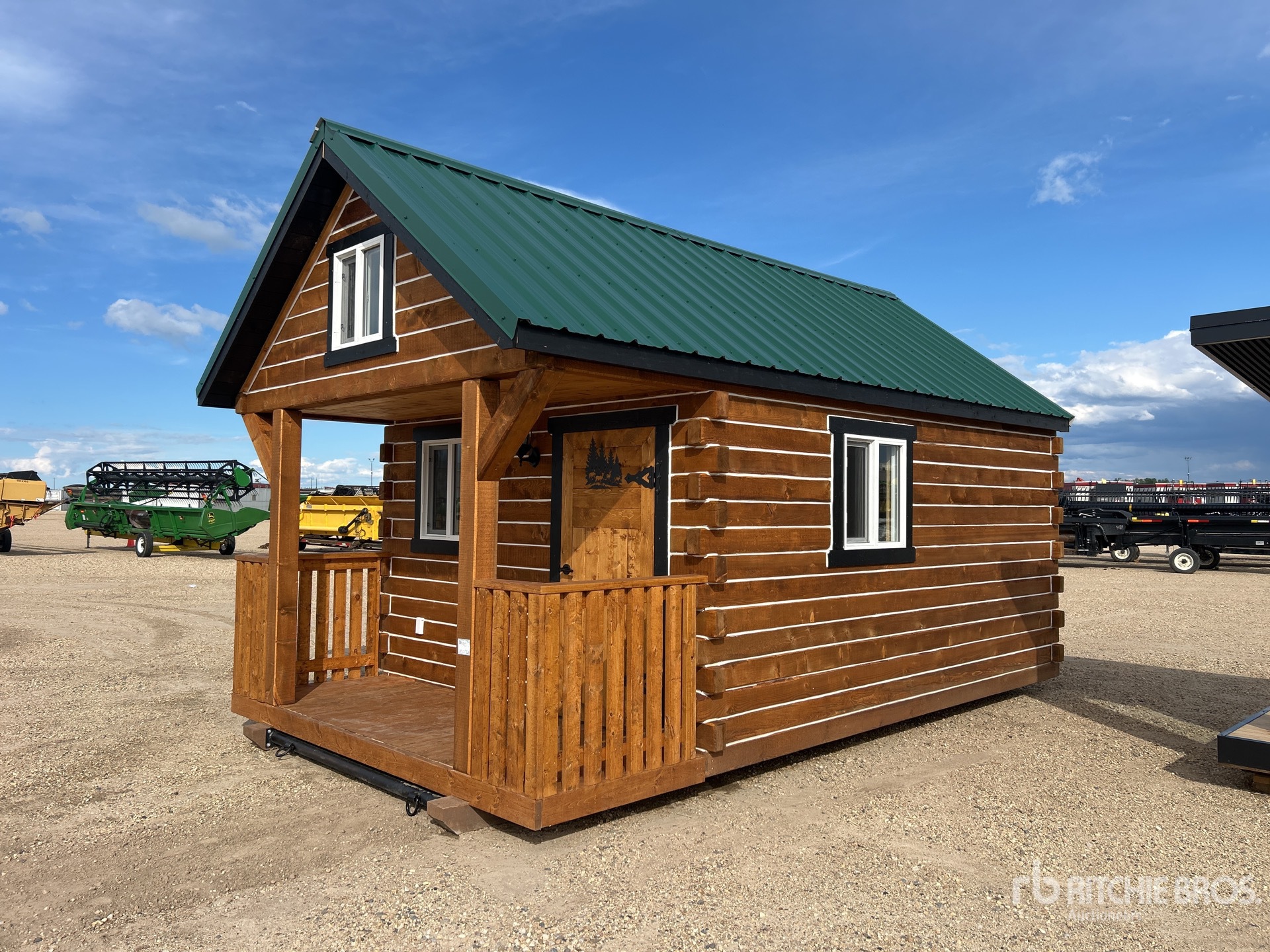 12 Ft x 20 Ft Skid Mounted Cabin (Unused)
