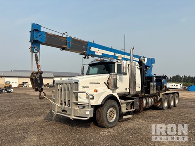 National 800DU 23 ton Straight Boom on 2014 Western Star 4900SA 8x6 Sleeper Boom Truck