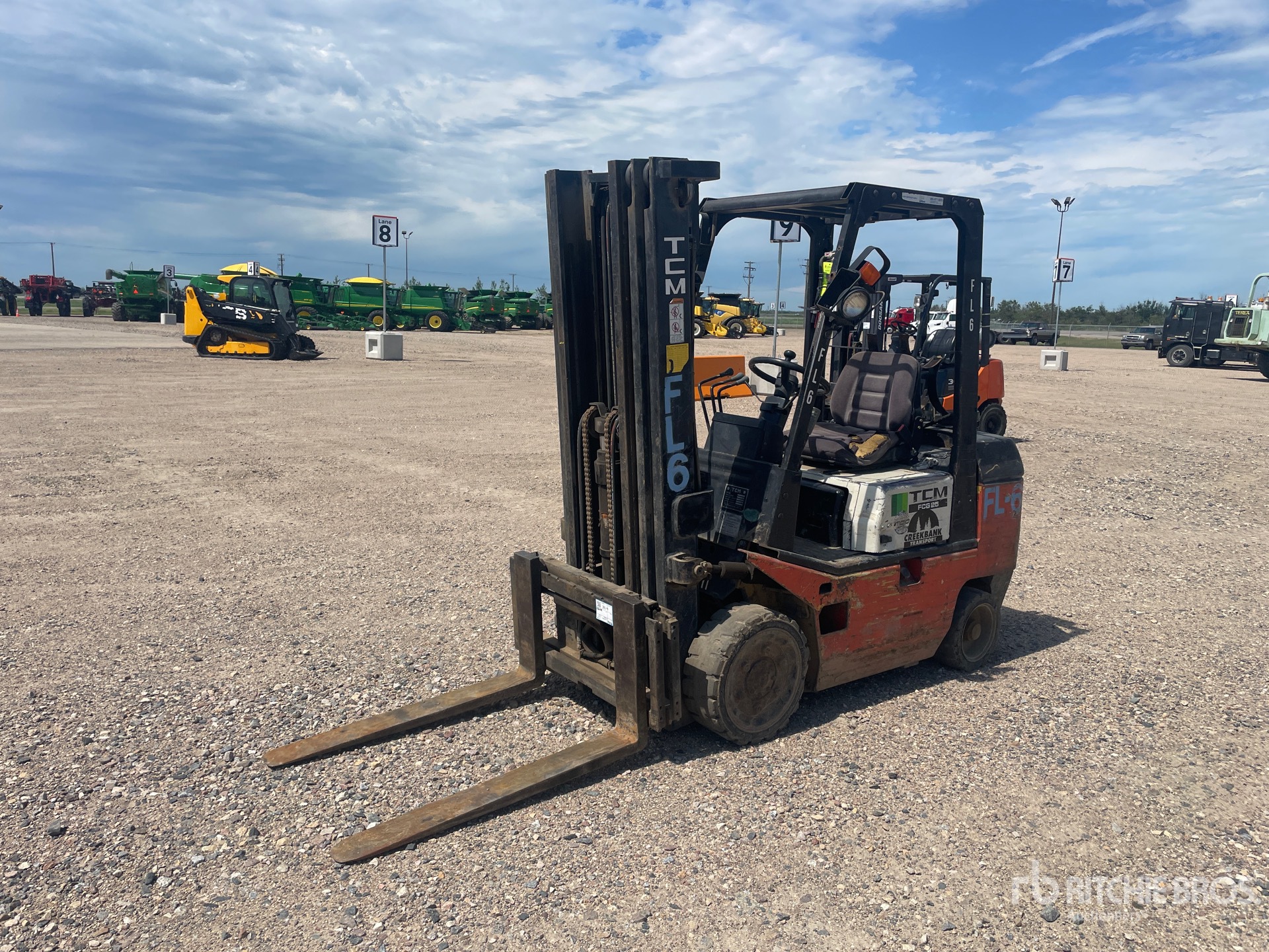 1990 TCM FCG25T7T 4600 lb Cushion Tire Forklift