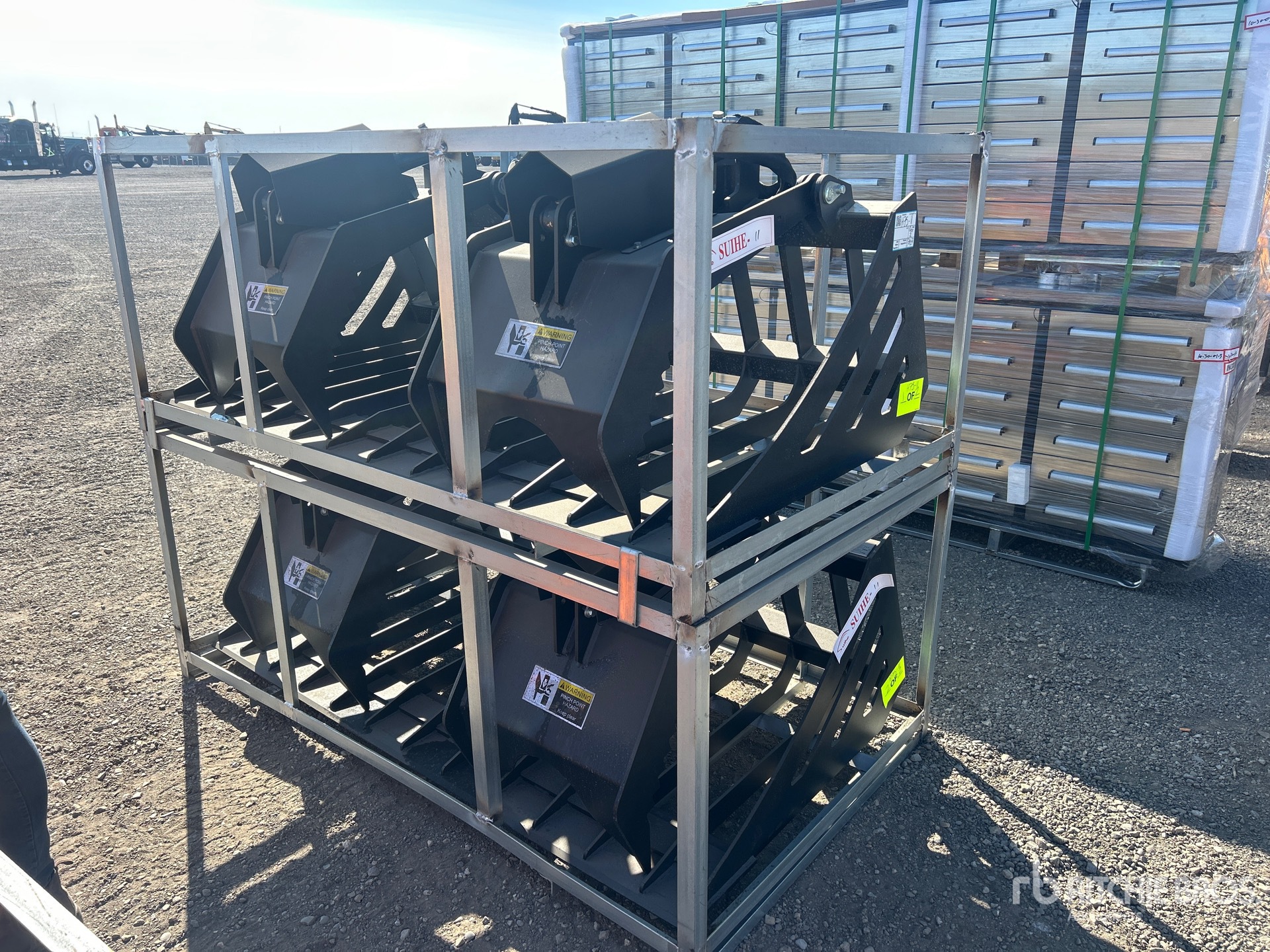 Quantity of (2) 2026 Suihe SSRGB-72 72 in Skid Steer Grapple Bucket (Unused)