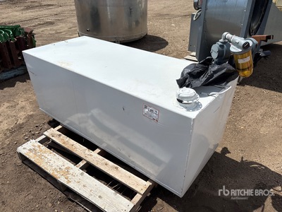 Portable Steel 61 inches wide. 25 inches deep. 23 inches tall. Fuel Tank