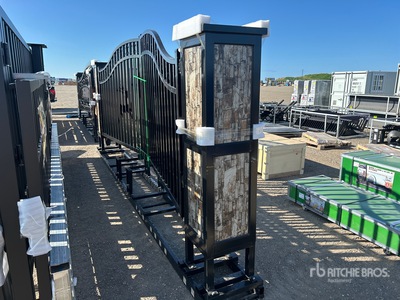 2026 Suihe NFG-20FGP-E 19 ft x 8 ft Steel Bi-Parting Portail d'entrée (Unused)