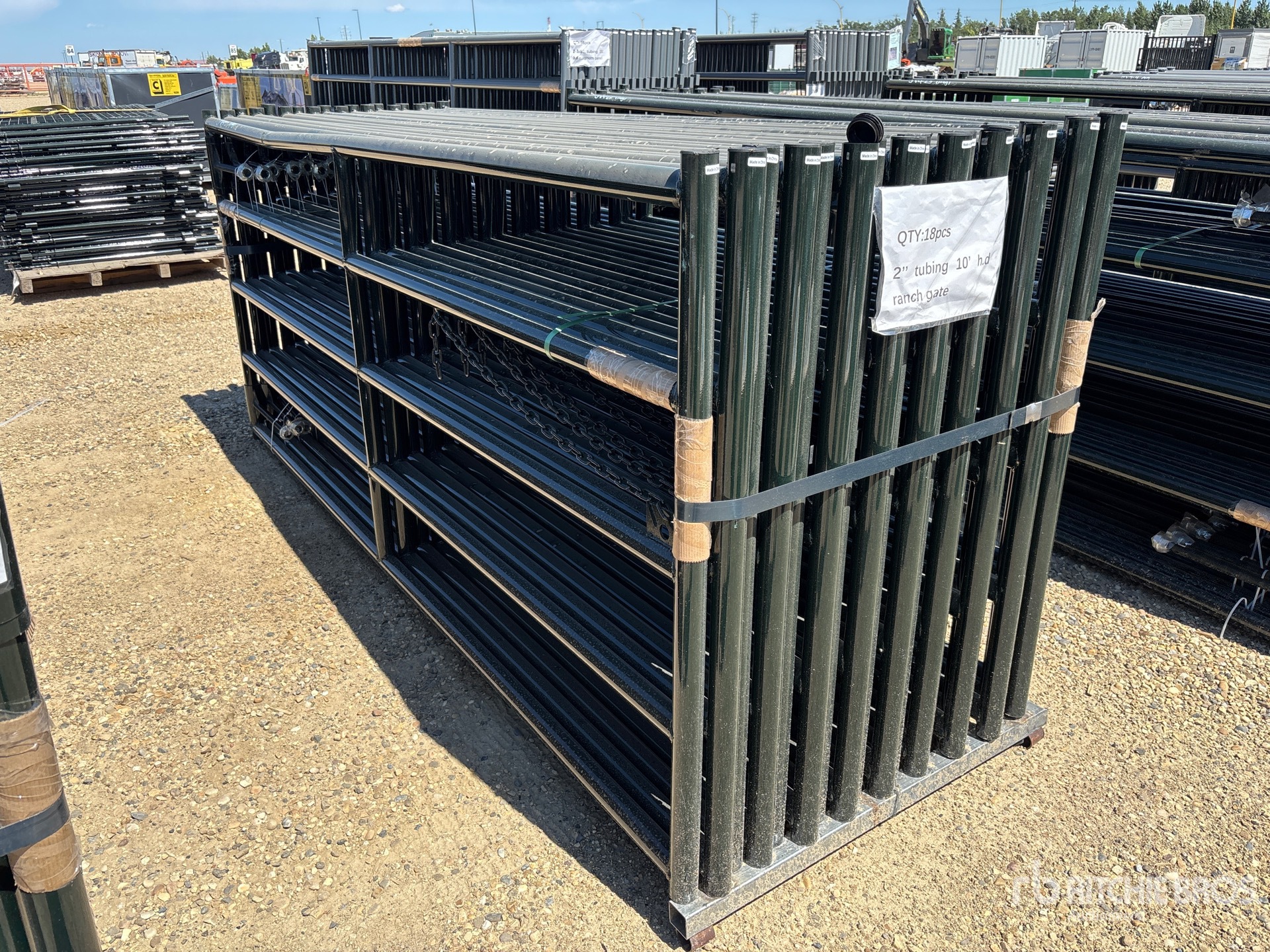 Quantity of (18) 2026 BYT RG1010 10 ft Heavy Duty Ranch Livestock Gate (Unused)