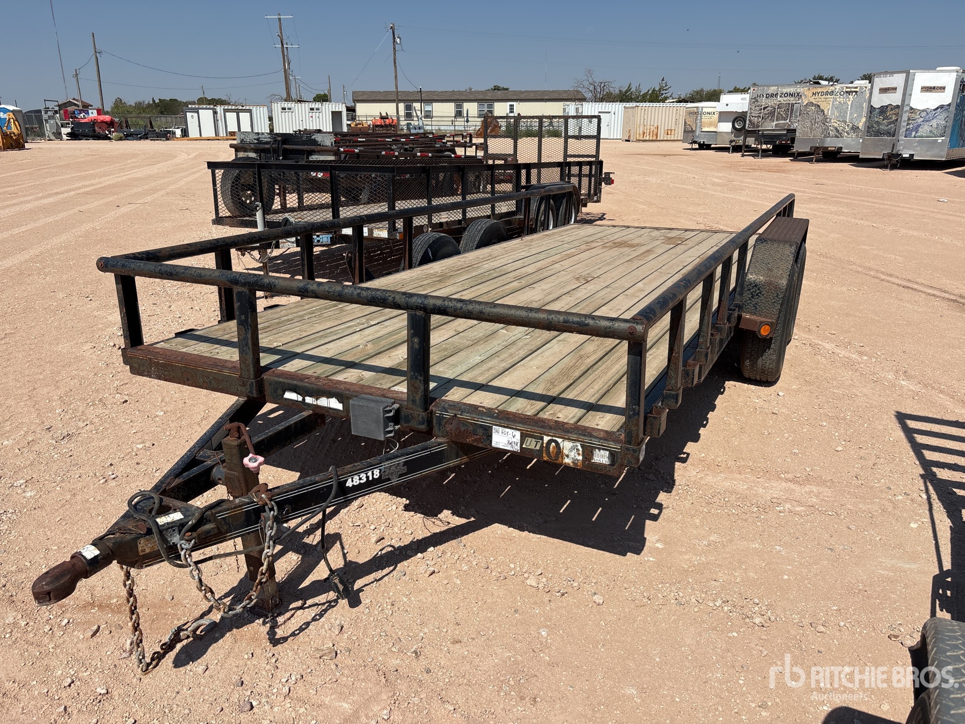 2014 PJ 18 ft T/A Utility Trailer