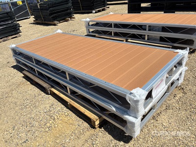 Quantity of (2) 2026 BYT BDF412 4 ft x 10 ft Aluminum Boat Dock Section Kit 船舶・海運業機器 - その他 (Unused)