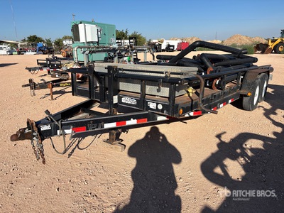 2015 PJ 20 ft T/A Utility Trailer