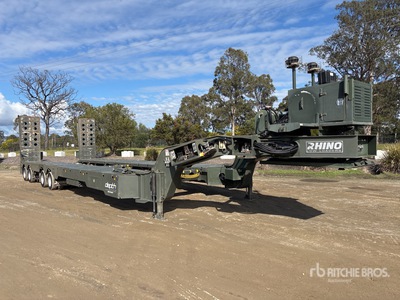 2022 Rhino 4 Rows of 8 Hydraulic Widening Lowboy Trailer