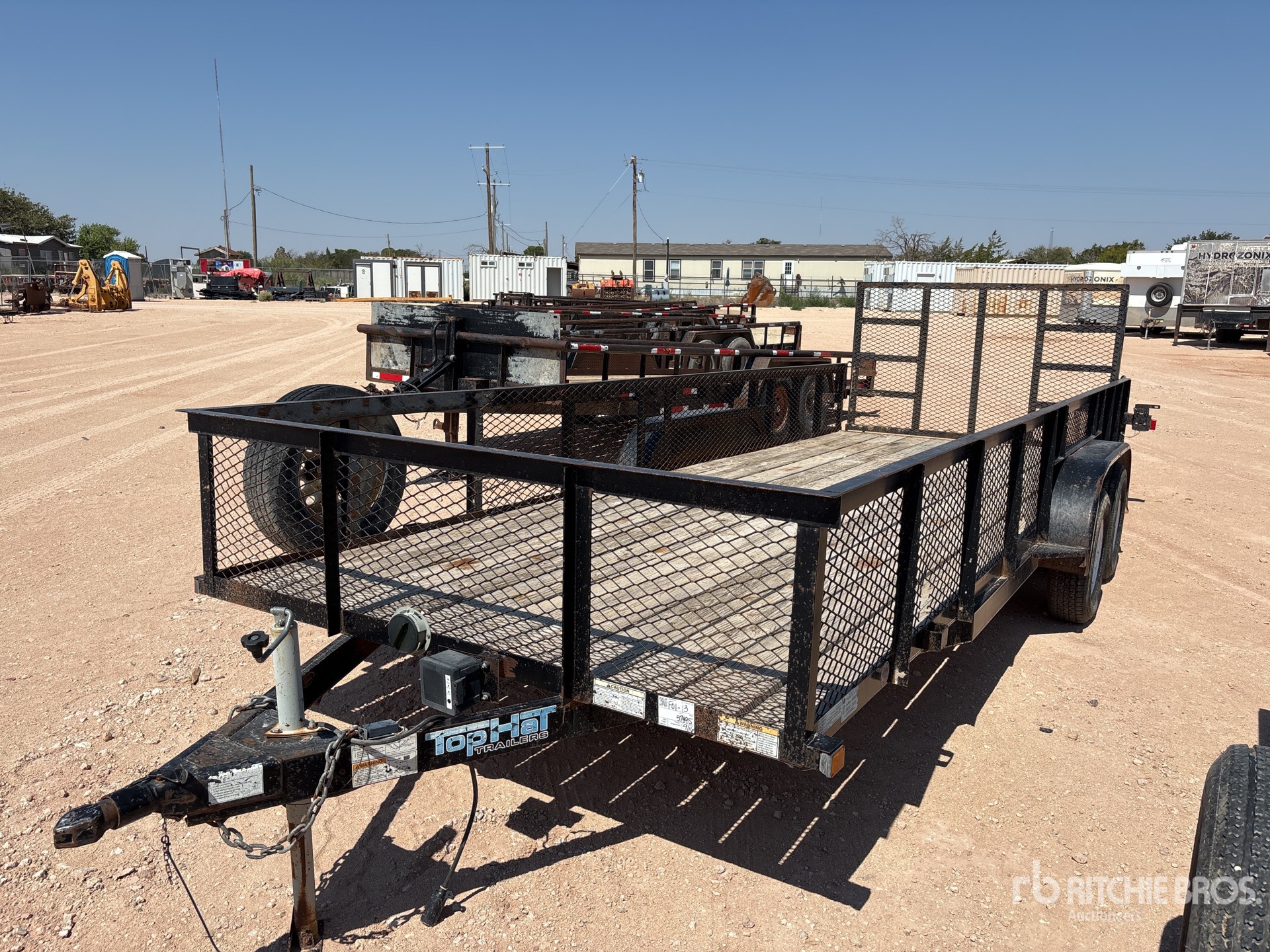 2016 Top Hat RAX20X7 20 ft T/A Utility Trailer