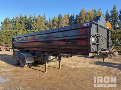 2007 TMC 7.3 m Bogie/A Turntable End Dump Trailer
