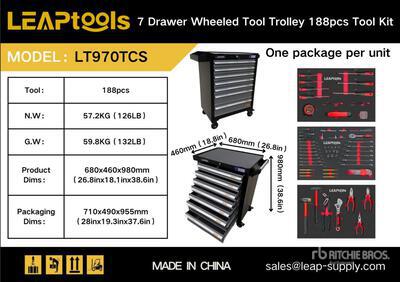 Quantity of (2) 2026 LEAPtools LT970TCS Tool Box (Unused)