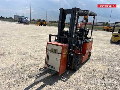 2006 Heli CPD15B 1500 kg Electric Forklift (Inoperable)