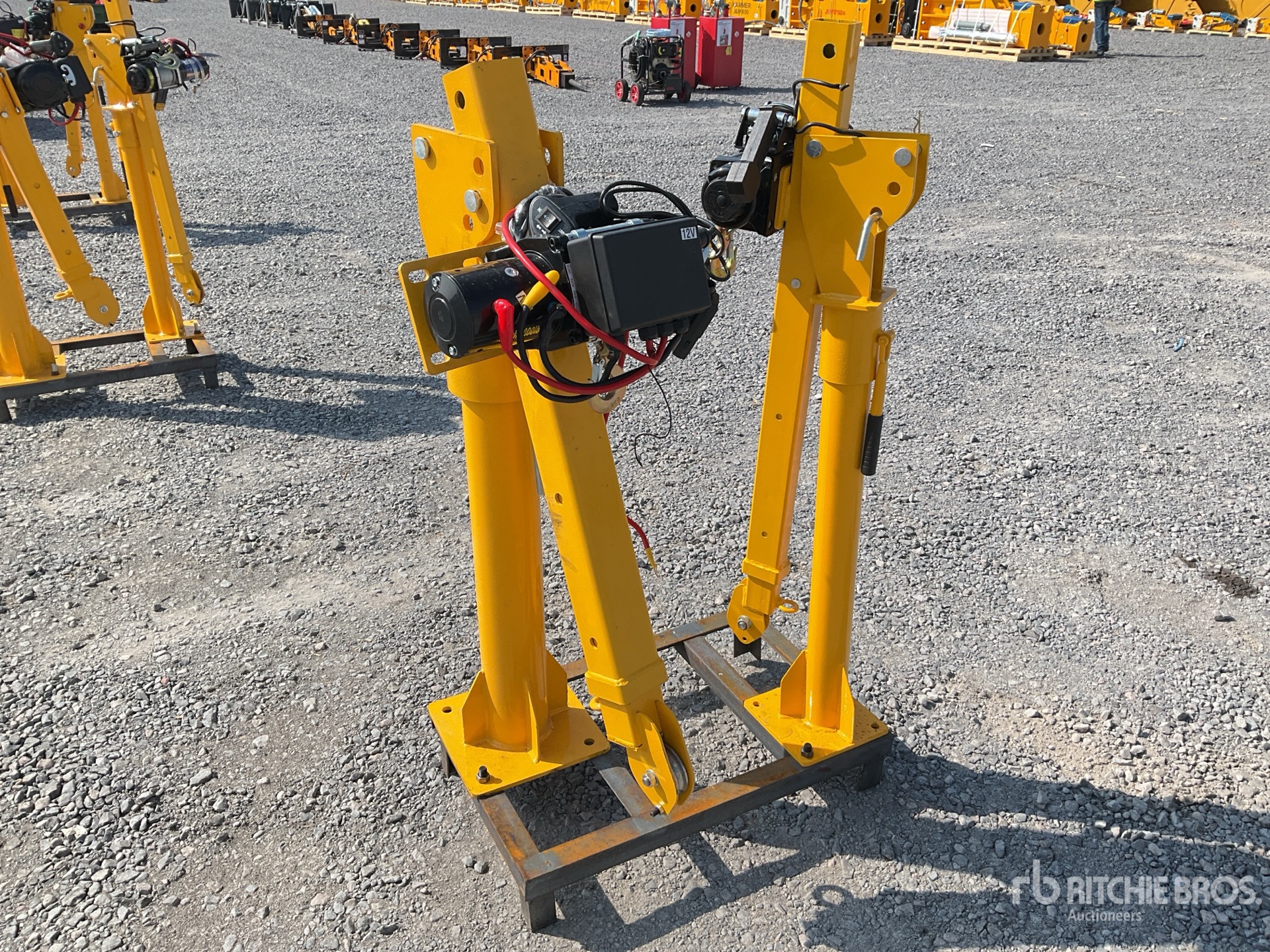 Quantity of (2) 2026 Terratop Electric Lote de Mini Gruas para Montar Sobre Camion de Servicio (Sin Usar) / Mini Cranes - Fits Service Truck (Unused)