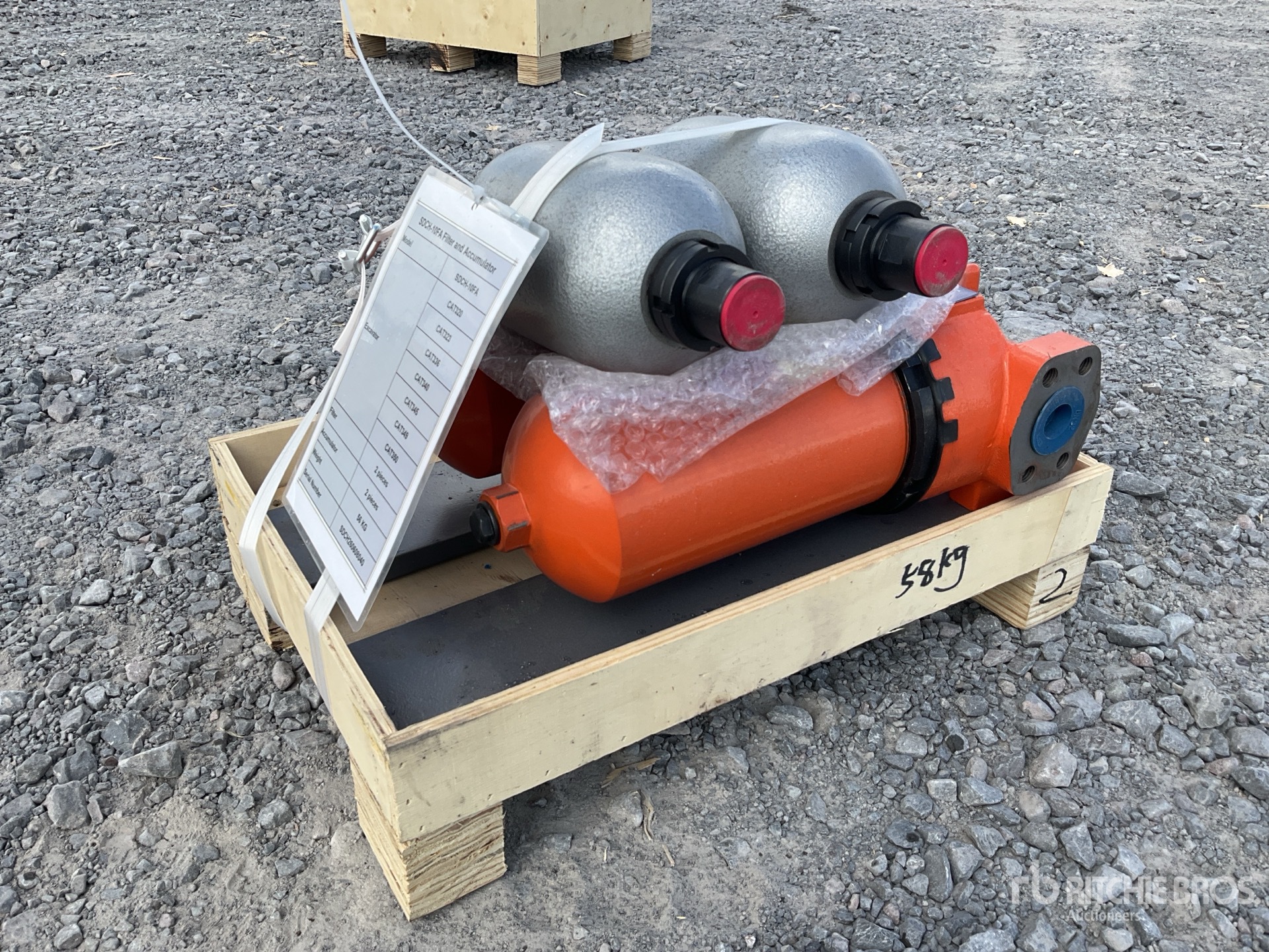 Quantity of (4) 2026 SDCH SDCH-10FA Excavator Filter and Accumulator - Fits Cat 320, 323, 336, 340, 345, 349, 350 (Unused)