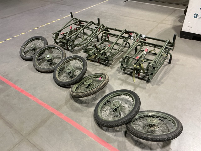 (4) Wheeled Litter Carriers (4) Wheeled Litter Carriers