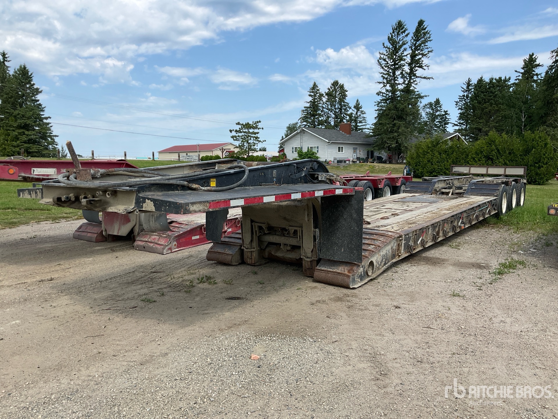 1999 Arne's DHR Tri/A Lowboy Trailer