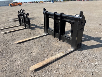NYE 60 in Q/C Wheel Loader Forks - Fits Liebherr L550