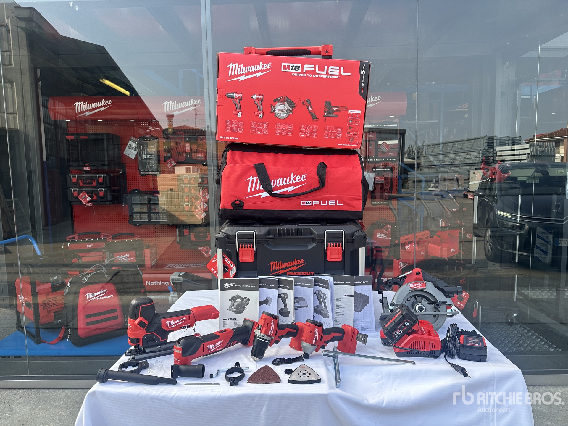 Milwaukee M18 BLCPP5A Qty of Equipment (Unused)