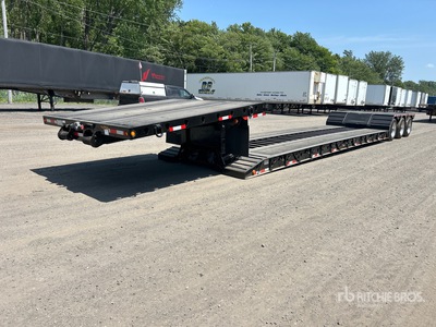 2019 Manac 51229 T/A Removable Gooseneck Lowboy Trailer