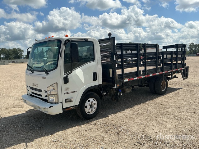 2016 Isuzu NPR 4x2 Flatbed Truck