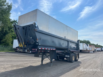 2021 BWS 27DT2X 27 ft T/A Remorque à benne basculante arrière