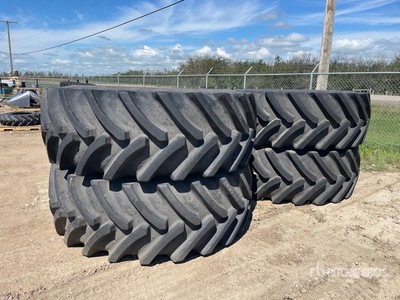 Quantity of (4) BTK IF750/75R46 Tires