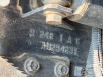 Frame Stamp Serial Number/VIN Photo