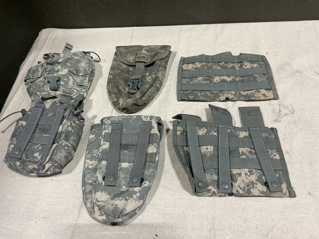 (140) Entrenching Tool Carriers, (200) M4 Three Mag Pouches & Assorted Items