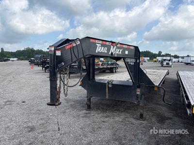 2024 Trail Maxx MAX27-40 14000 lb 40 ft T/A Gooseneck Remolque Portamaquinaria