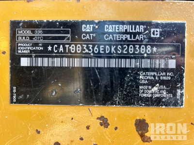 2022 Cat 336 Excavadora de Cadenas