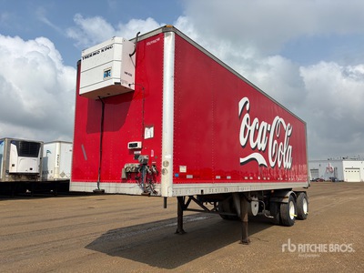 2010 Manac 28 ft x 102 in T/A Heated Gesloten aanhangwagen
